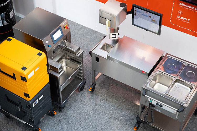 Von der Produktion bis zur Rückführung: Mit „Augmented Food Logistics“ will Rieber alle Prozessschritte im Food-Flow vernetzen. Dabei sollen digitale Steuerung und Echtzeit-Daten Transparenz, Effizienz und Kontrolle entlang der gesamten Prozesskette schaffen. Foto: Rieber